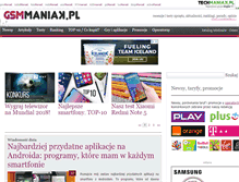 Tablet Screenshot of gsmmaniak.pl